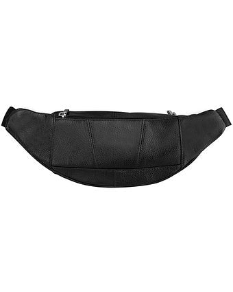 Canguro de Piel/Black Leather Fanny Pack