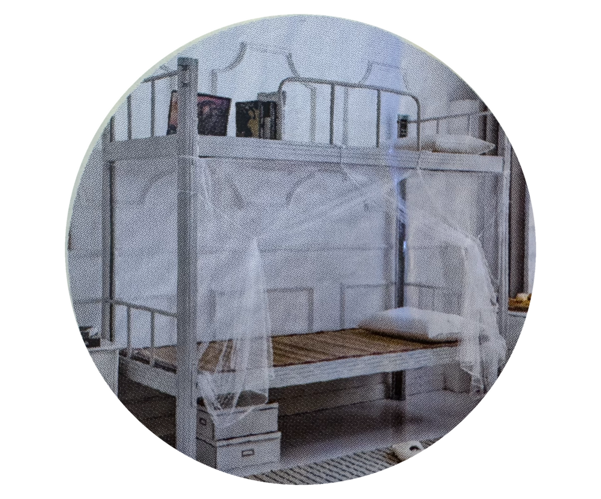 Mosquitero Camero / Mosquito Net blanco